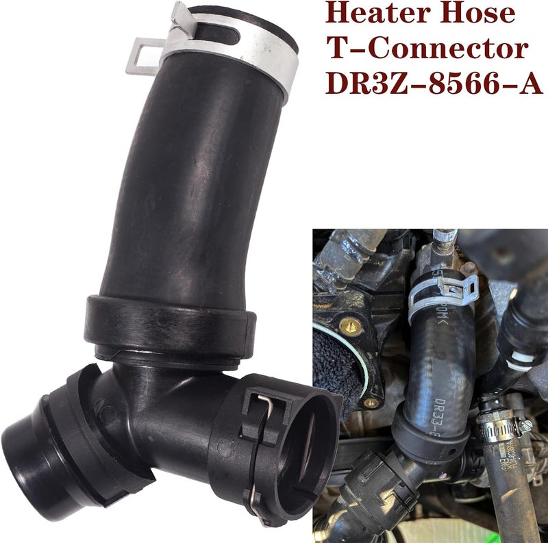 BEONEO 626-541 for Ford F150 Engine Heater Hose Water Pump T-Connector Hose&Engine Coolant Pipe O-Ring Lobo Mustang 2011 2012 2013 2014 2015 2016 2017 2018,2011-2014 Lincoln Mark LT DR3Z-8566-A DR-3Z8566-A - Image 4